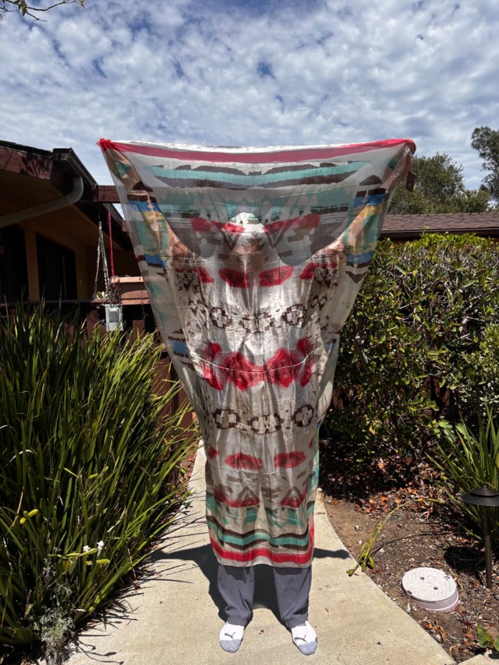 Vintage SHINAWATRA Thai Silk Scarf nwt! beautiful